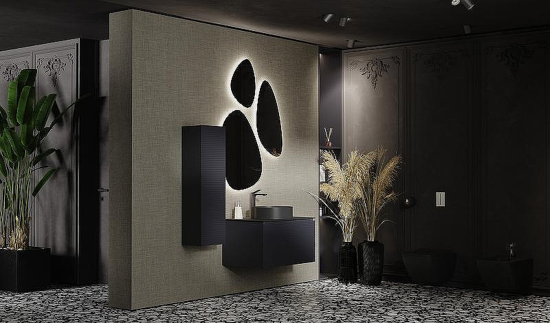 Тумба под раковину Jorno Stone 80 Stn.01.80/P/A/JR подвесная Антрацит, купить, цена, заказать, магазин, доставка, скидка, промокод, купить, цена, заказать, магазин, доставка, скидка, промокод