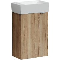 Тумба под раковину Sancos Mini 37 L MN35EGL подвесная Дуб Галифакс натуральный, купить, цена, заказать, магазин, доставка, скидка, промокод, купить, цена, заказать, магазин, доставка, скидка, промокод