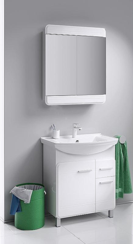 Тумба под раковину Aqwella Корсика 75 Т7м KOR0107 Белая, купить, цена, заказать, магазин, доставка, скидка, промокод, купить, цена, заказать, магазин, доставка, скидка, промокод