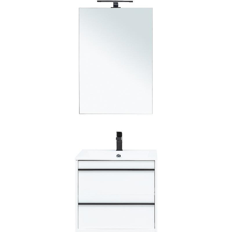 Комплект мебели для ванной Aquanet Lino 60 271951 подвесной Белый матовый, купить, цена, заказать, магазин, доставка, скидка, промокод, купить, цена, заказать, магазин, доставка, скидка, промокод