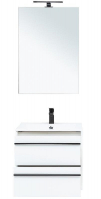 Комплект мебели для ванной Aquanet Lino 60 271951 подвесной Белый матовый