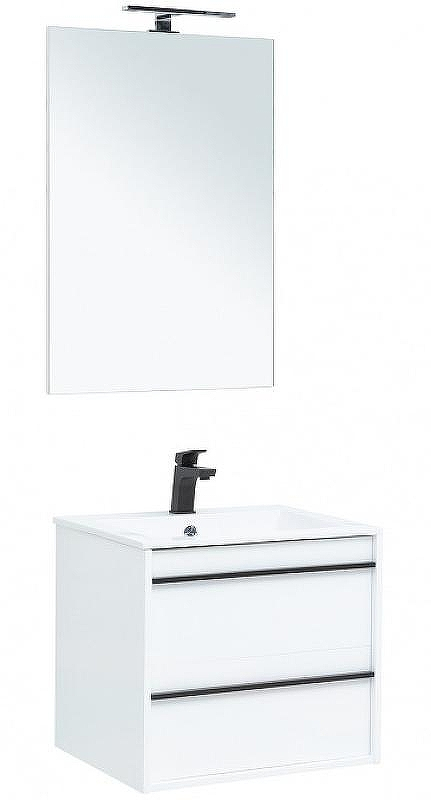 Комплект мебели для ванной Aquanet Lino 60 271951 подвесной Белый матовый, купить, цена, заказать, магазин, доставка, скидка, промокод, купить, цена, заказать, магазин, доставка, скидка, промокод