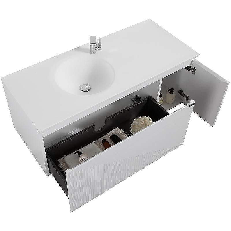 Тумба с раковиной Black&White Universe U918.1200-2 120 91812002 подвесная Glossy White, купить, цена, заказать, магазин, доставка, скидка, промокод, купить, цена, заказать, магазин, доставка, скидка, промокод