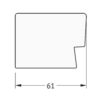 Зеркало Evoform Exclusive 101х71 BY 1199 с фацетом в багетной раме - Алюминий 61