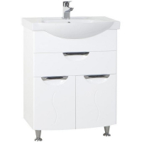 Тумба под раковину Bellezza Глория 65 4639510090016 1 ящик Белая, купить, цена, заказать, магазин, доставка, скидка, промокод, купить, цена, заказать, магазин, доставка, скидка, промокод