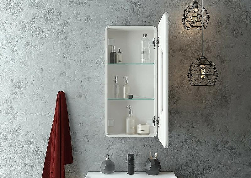 Зеркальный шкаф Континент Elliott LED 40 R МВК057 с подсветкой Белый, купить, цена, заказать, магазин, доставка, скидка, промокод, купить, цена, заказать, магазин, доставка, скидка, промокод