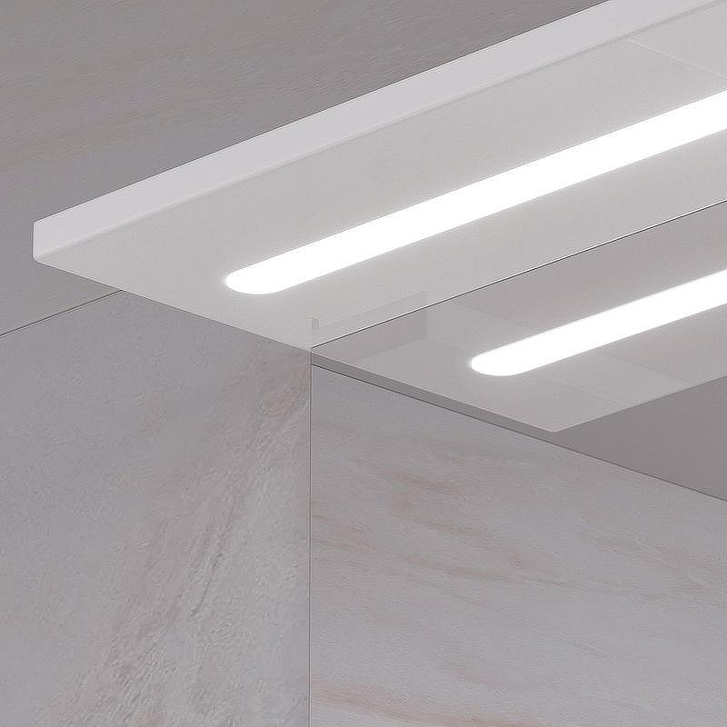 Зеркало со шкафом Volna Joli 70 R zsJOLI70.R-01 с подсветкой Белое, купить, цена, заказать, магазин, доставка, скидка, промокод, купить, цена, заказать, магазин, доставка, скидка, промокод