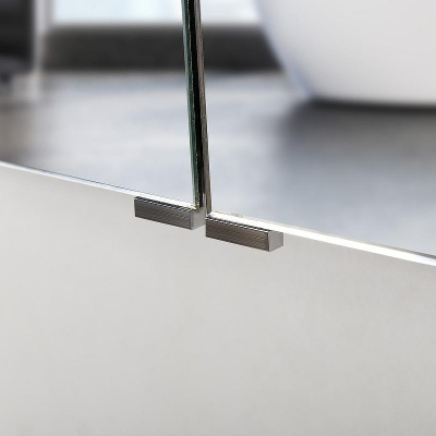 Зеркальный шкаф BelBagno 80 SPC-2A-DL-BL-800 с подсветкой Сатин