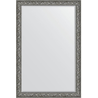 Зеркало Evoform Exclusive 179х119 BY 3624 с фацетом в багетной раме - Византия серебро 99, купить, цена, заказать, магазин, доставка, скидка, промокод, купить, цена, заказать, магазин, доставка, скидка, промокод