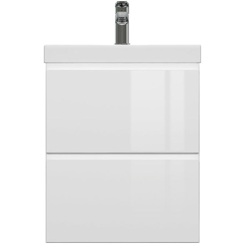 Тумба под раковину Cersanit Moduo Slim 50 64124 подвесная Белая, купить, цена, заказать, магазин, доставка, скидка, промокод, купить, цена, заказать, магазин, доставка, скидка, промокод