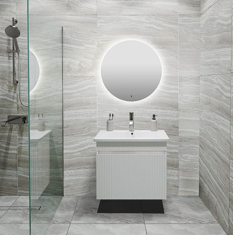 Тумба под раковину Runo Модена 65 00-00002199 подвесная Белая, купить, цена, заказать, магазин, доставка, скидка, промокод, купить, цена, заказать, магазин, доставка, скидка, промокод