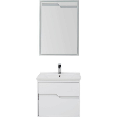 Комплект мебели для ванной Aquanet Модена 65 199304 Белый глянец