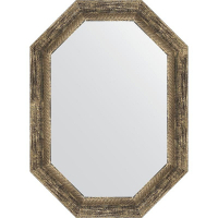 Зеркало Evoform Octagon 53x73 BY 7121 в багетной раме - Старое дерево с плетением 70, купить, цена, заказать, магазин, доставка, скидка, промокод, купить, цена, заказать, магазин, доставка, скидка, промокод