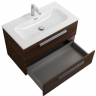 Тумба под раковину Cezares Eco-Cer-N 80 ECO-CER-N-800-2C-SO-NCS-P подвесная Орех шоколад Софт без ручек, купить, цена, заказать, магазин, доставка, скидка, промокод, купить, цена, заказать, магазин, доставка, скидка, промокод