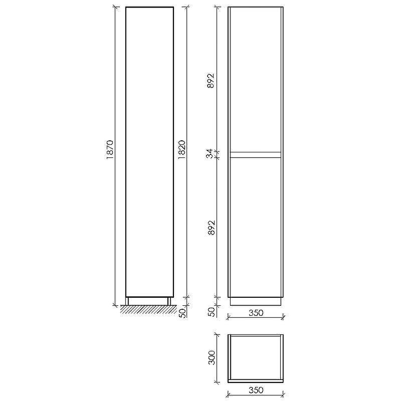 Шкаф пенал Sancos Libra Floor 35 PLB35FW Белый глянец, купить, цена, заказать, магазин, доставка, скидка, промокод, купить, цена, заказать, магазин, доставка, скидка, промокод