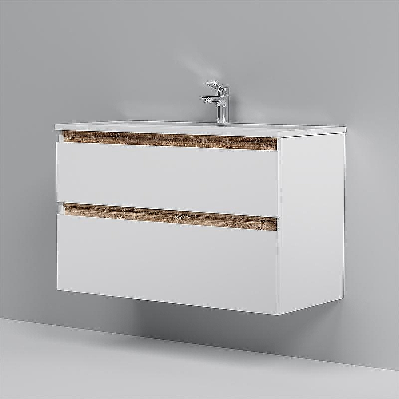 Тумба под раковину AM.PM X-Joy 100 M85AFHX1002WG подвесная Белый глянец, купить, цена, заказать, магазин, доставка, скидка, промокод, купить, цена, заказать, магазин, доставка, скидка, промокод