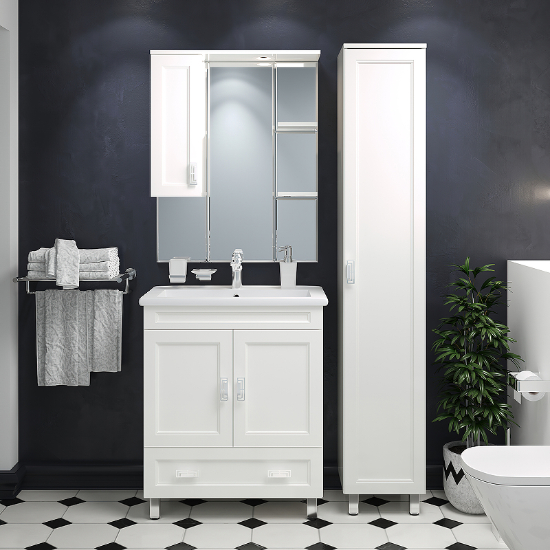 Тумба с раковиной Misty Дива 75 УТ000011767 Белая, купить, цена, заказать, магазин, доставка, скидка, промокод, купить, цена, заказать, магазин, доставка, скидка, промокод