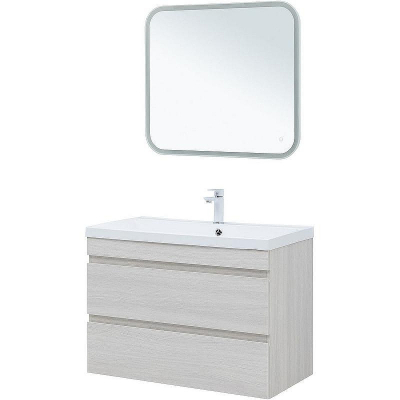 Тумба под раковину Aquanet Нота New 90 334205 подвесная Дуб холден