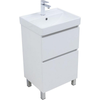 Тумба под раковину Aquanet Вега 50 344120 Белый глянец, купить, цена, заказать, магазин, доставка, скидка, промокод, купить, цена, заказать, магазин, доставка, скидка, промокод