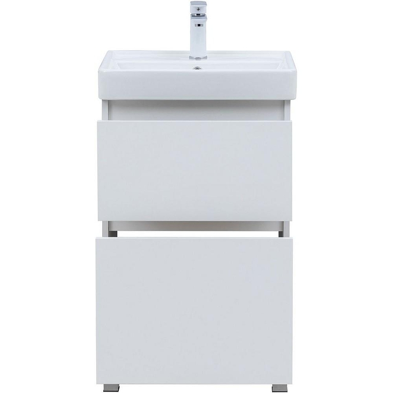 Тумба под раковину Aquanet Вега 50 344120 Белый глянец, купить, цена, заказать, магазин, доставка, скидка, промокод, купить, цена, заказать, магазин, доставка, скидка, промокод