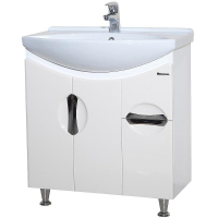 Тумба под раковину Bellezza Лагуна 75 4632112110016 Белая, купить, цена, заказать, магазин, доставка, скидка, промокод, купить, цена, заказать, магазин, доставка, скидка, промокод