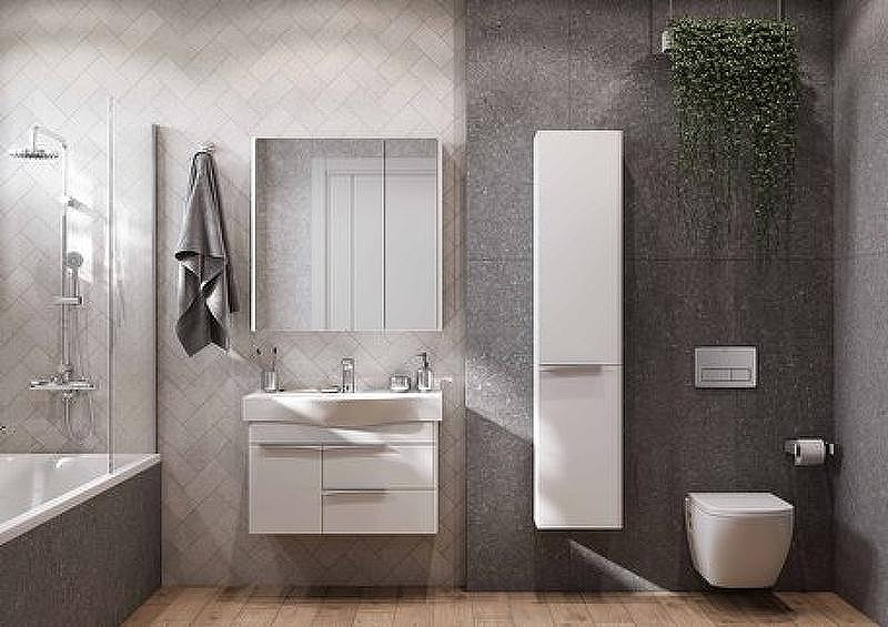 Шкаф пенал Aquaton Беверли 34 R 1A235403BV01R подвесной Белый глянец, купить, цена, заказать, магазин, доставка, скидка, промокод, купить, цена, заказать, магазин, доставка, скидка, промокод