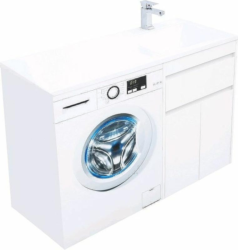 Тумба с раковиной Aquanet Токио 120 R 239210 Белая, купить, цена, заказать, магазин, доставка, скидка, промокод, купить, цена, заказать, магазин, доставка, скидка, промокод