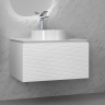Тумба под раковину Jorno Stone 80 Stn.01.80/P/W/JR подвесная Белая, купить, цена, заказать, магазин, доставка, скидка, промокод, купить, цена, заказать, магазин, доставка, скидка, промокод