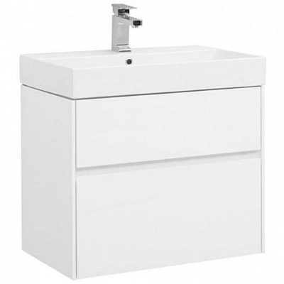 Тумба под раковину Aquanet Бруклин 70 подвесная Белая 203959