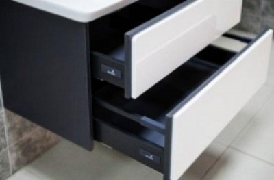 Тумба под раковину Roca Ronda 70 ZRU9302964 подвесная Белый глянец Антрацит