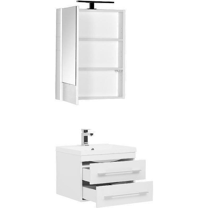 Комплект мебели для ванной Aquanet Нота 58 287700 подвесной Белый, купить, цена, заказать, магазин, доставка, скидка, промокод, купить, цена, заказать, магазин, доставка, скидка, промокод