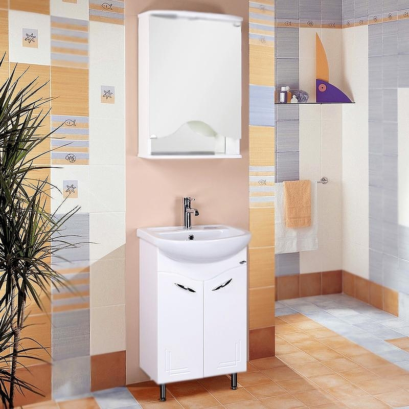 Тумба под раковину Onika Лада 50 Белая, купить, цена, заказать, магазин, доставка, скидка, промокод, купить, цена, заказать, магазин, доставка, скидка, промокод