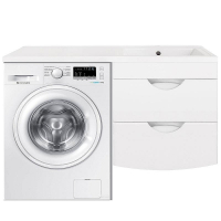 Тумба под раковину Style Line Жасмин 2 120 Люкс Plus подвесная Белый глянец, купить, цена, заказать, магазин, доставка, скидка, промокод, купить, цена, заказать, магазин, доставка, скидка, промокод