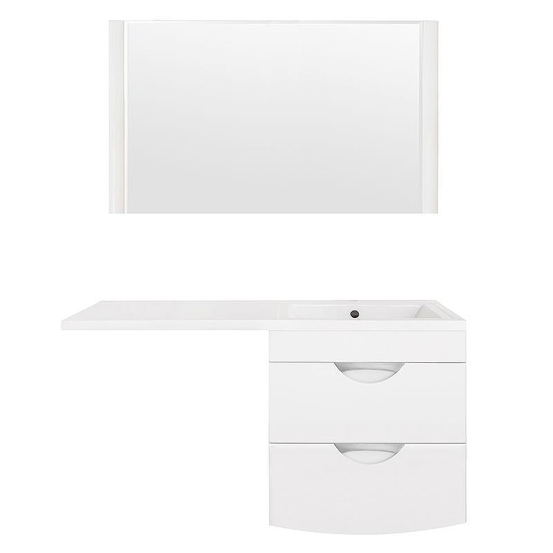 Тумба под раковину Style Line Жасмин 2 120 Люкс Plus подвесная Белый глянец, купить, цена, заказать, магазин, доставка, скидка, промокод, купить, цена, заказать, магазин, доставка, скидка, промокод