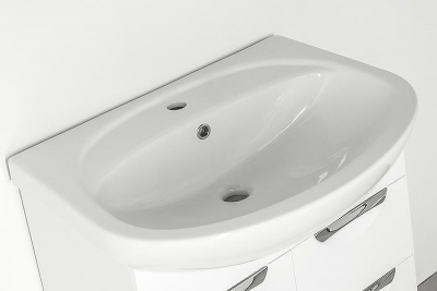 Тумба под раковину Style Line Жасмин 65 Белый глянец