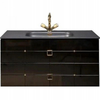 Тумба под раковину Boheme Armadi Art Vallessi Avangarde Piazza 100 841-100-BG подвесная Черный глянец Золото, купить, цена, заказать, магазин, доставка, скидка, промокод, купить, цена, заказать, магазин, доставка, скидка, промокод