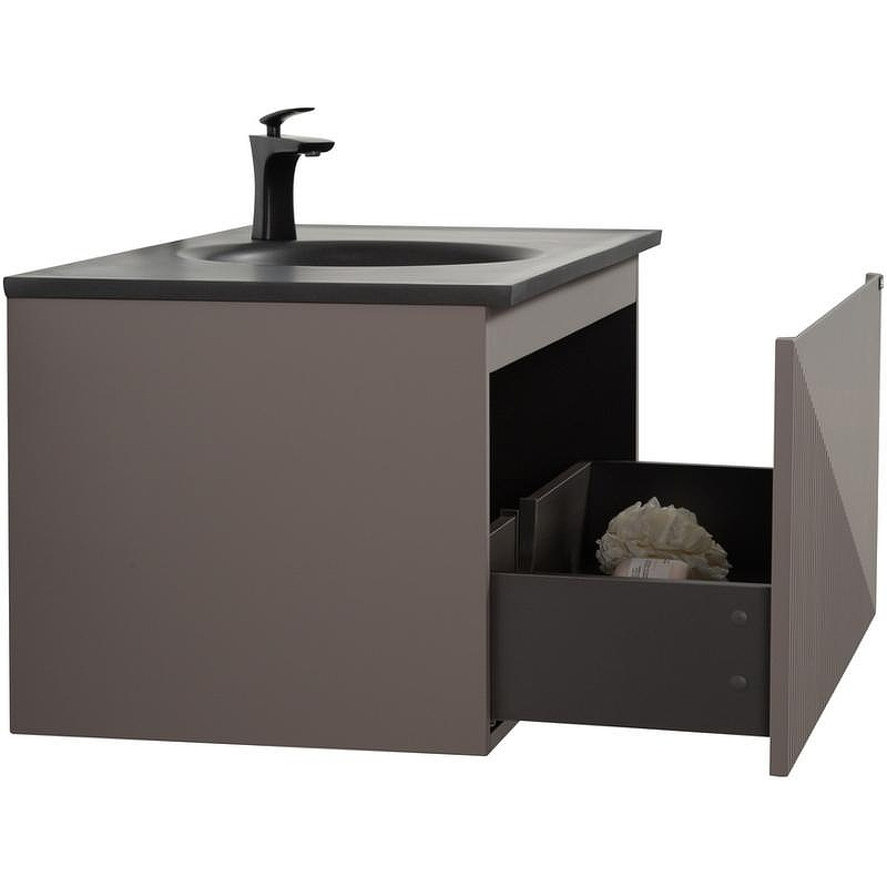 Тумба с раковиной Black&White Universe U918.900-3 90 9189003 подвесная Misty Grey, купить, цена, заказать, магазин, доставка, скидка, промокод, купить, цена, заказать, магазин, доставка, скидка, промокод