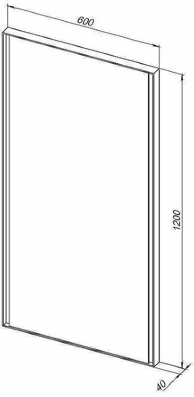 Зеркало Allen Brau Infinity 60 1.21020.BL с подсветкой Черное с сенсорным выключателем, купить, цена, заказать, магазин, доставка, скидка, промокод, купить, цена, заказать, магазин, доставка, скидка, промокод