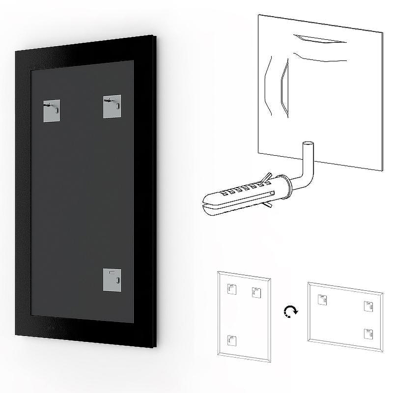 Зеркало Evoform Definite 82х62 BY 1008 в багетной раме - Сусальное золото 47, купить, цена, заказать, магазин, доставка, скидка, промокод, купить, цена, заказать, магазин, доставка, скидка, промокод