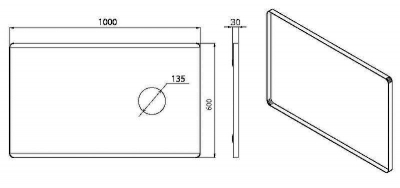 Зеркало Boheme Armadi Art Vallessi 100 541 с подсветкой с сенсорным выключателем