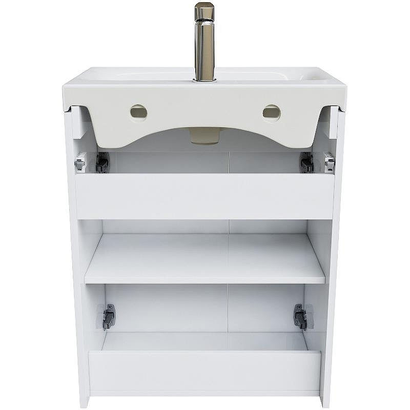 Тумба с раковиной Iddis Zodiac 60 ZOD6CDFi95K Белая, купить, цена, заказать, магазин, доставка, скидка, промокод, купить, цена, заказать, магазин, доставка, скидка, промокод