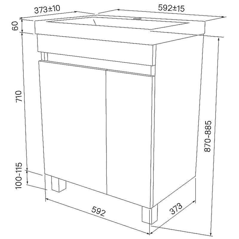 Тумба с раковиной Iddis Zodiac 60 ZOD6CDFi95K Белая, купить, цена, заказать, магазин, доставка, скидка, промокод, купить, цена, заказать, магазин, доставка, скидка, промокод
