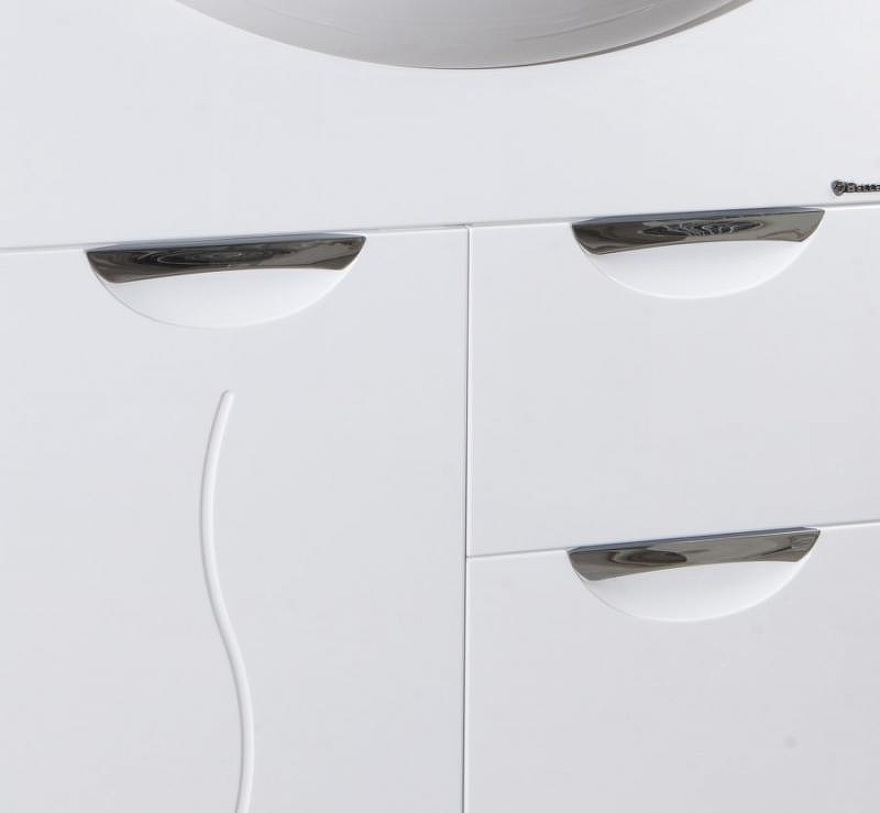 Тумба под раковину Bellezza Глория 85 4638514100013 с бельевой корзиной Белая, купить, цена, заказать, магазин, доставка, скидка, промокод, купить, цена, заказать, магазин, доставка, скидка, промокод