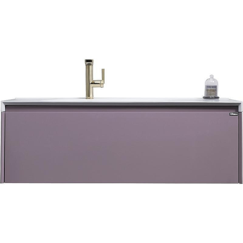 Тумба с раковиной Orans BC-4060-1200L 120 40601200L подвесная Лиловая матовая, купить, цена, заказать, магазин, доставка, скидка, промокод, купить, цена, заказать, магазин, доставка, скидка, промокод