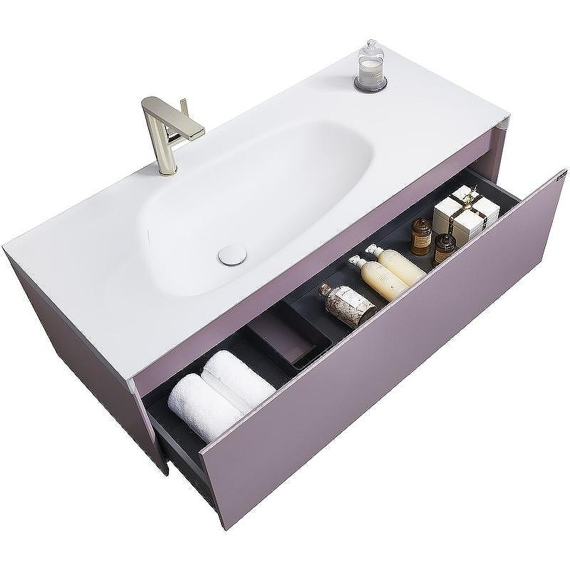 Тумба с раковиной Orans BC-4060-1200L 120 40601200L подвесная Лиловая матовая, купить, цена, заказать, магазин, доставка, скидка, промокод, купить, цена, заказать, магазин, доставка, скидка, промокод