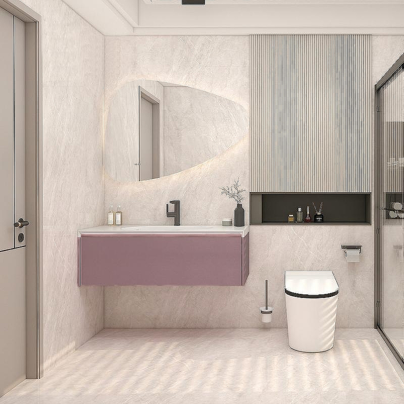 Тумба с раковиной Orans BC-4060-1200L 120 40601200L подвесная Лиловая матовая, купить, цена, заказать, магазин, доставка, скидка, промокод, купить, цена, заказать, магазин, доставка, скидка, промокод