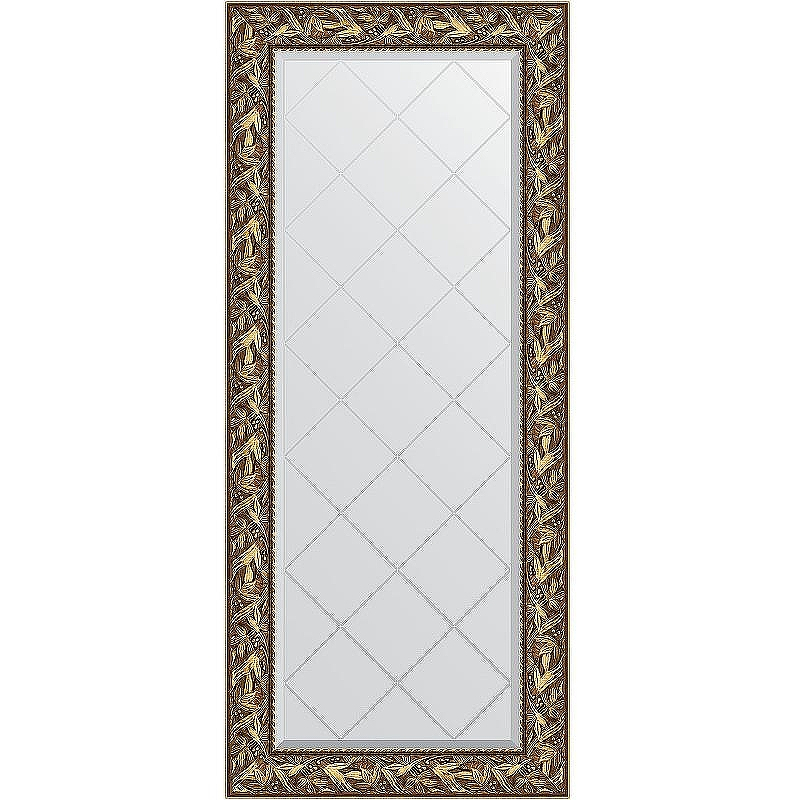 Зеркало Evoform Exclusive-G 158х69 BY 4156 с гравировкой в багетной раме - Византия золото 99, купить, цена, заказать, магазин, доставка, скидка, промокод, купить, цена, заказать, магазин, доставка, скидка, промокод