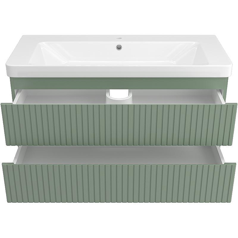 Тумба с раковиной Brevita Victory 105 УТ000016000 подвесная Зеленая матовая, купить, цена, заказать, магазин, доставка, скидка, промокод, купить, цена, заказать, магазин, доставка, скидка, промокод