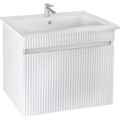 Тумба под раковину Runo Модена 75 00-00002200 подвесная Белая