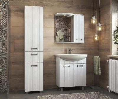 Зеркало со шкафом Vigo Diana 70 R z.DIA.70.R.El с подсветкой Белое